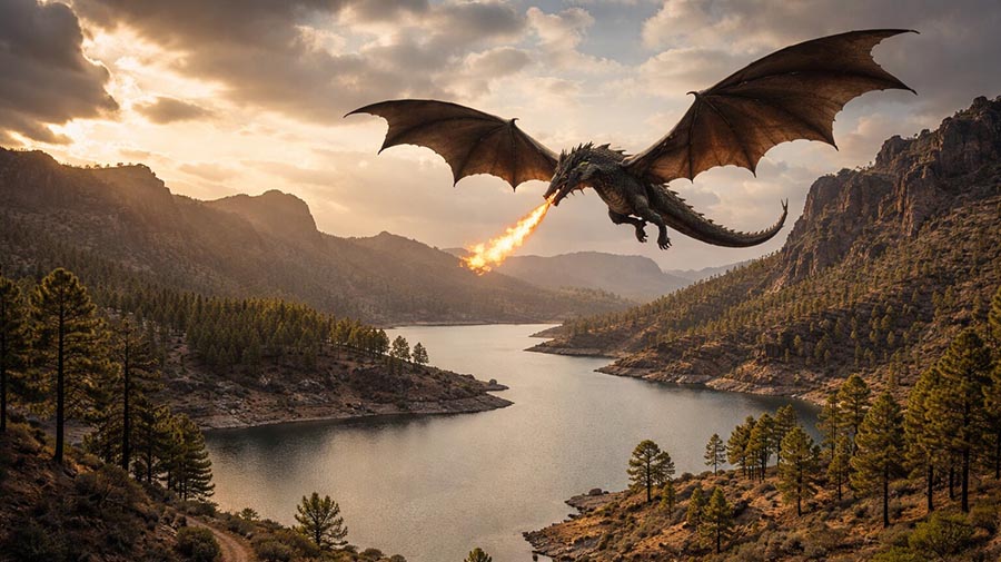 “Westeros” ligt voor seizoen 4 van “House of the Dragon” bij Presa de Las Niñas